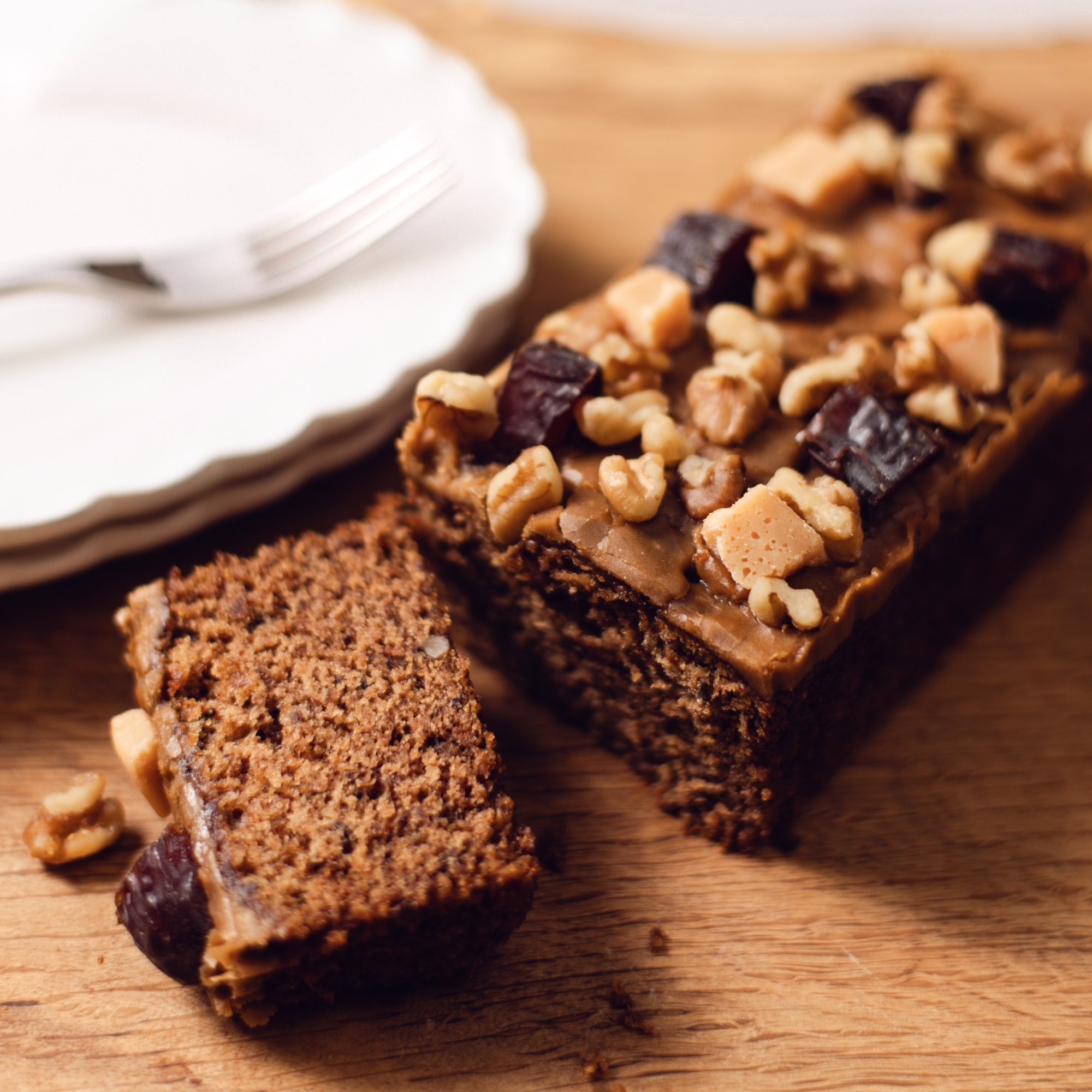 Sticky Toffee Pudding Loaf Cake